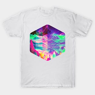 Mountainview in technicolor T-Shirt